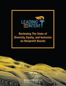 Cover Image 2021 Leading with Intent Report