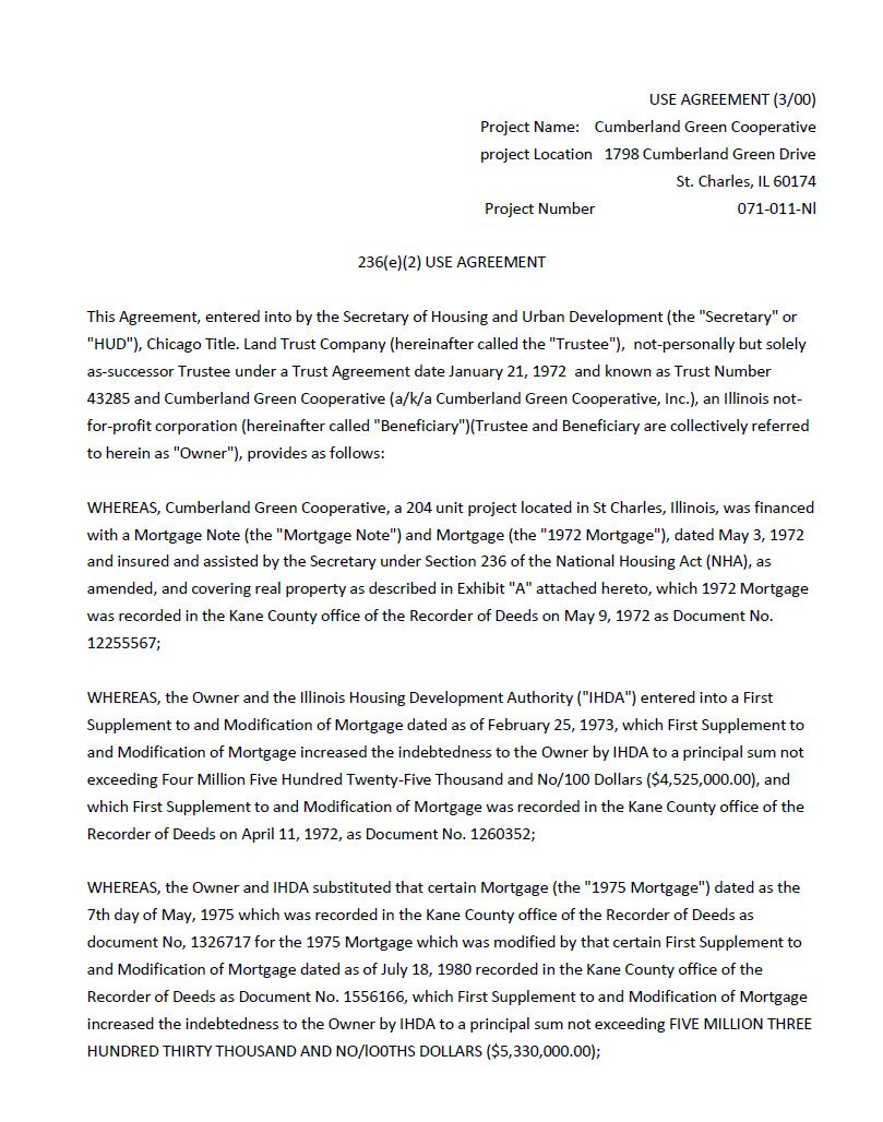 Cover Image 236 (e)(2) Use Agreement