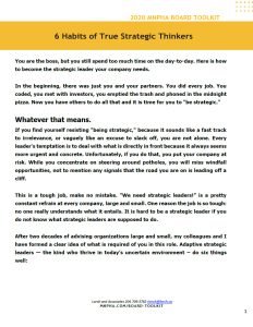 Cover Image 6-Habits-of-True-Strategic-Thinkers-Lorch-Assc