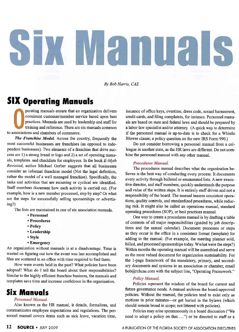 Cover Image 6 Manuals