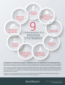 Cover image 9 Characteristics of a Mission Statement