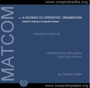 Cover image A Housing cooperative Organisation training of Cooperatives Advisers