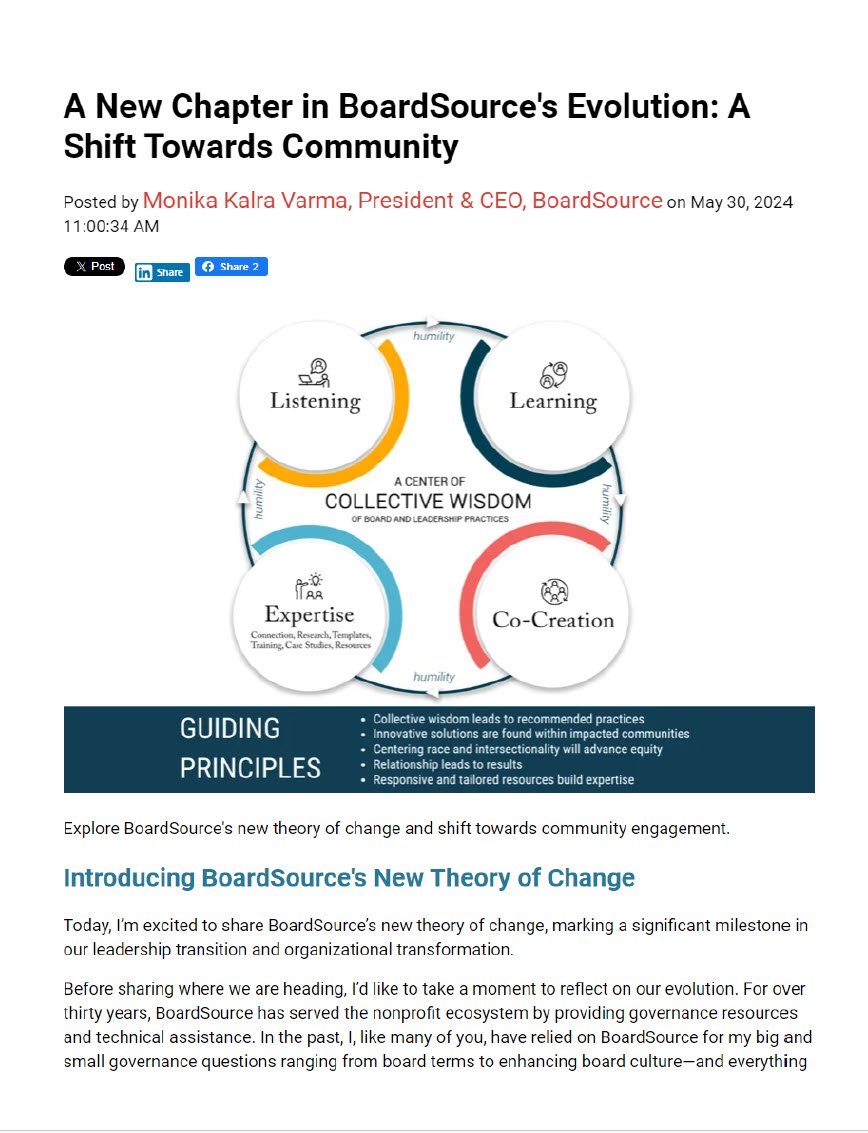 A New Chapter in BoardSource’s Evolution of A Shift Towards Community