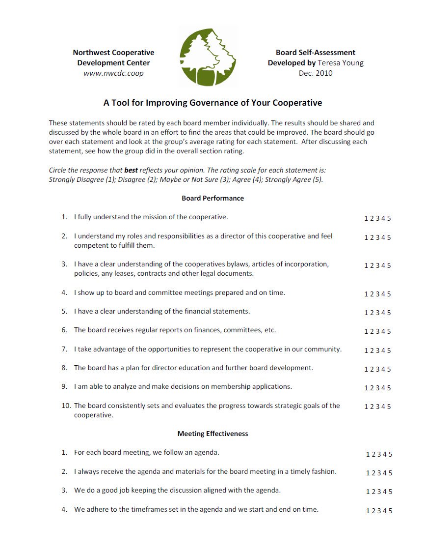 Cover Image A Tool for Improving Governance of your Cooperative.