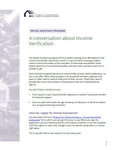 Cover Image A conversation about Income Verification