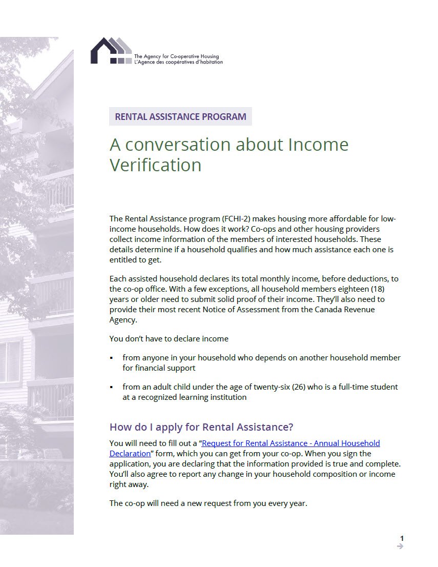 Cover Image A conversation about Income Verification