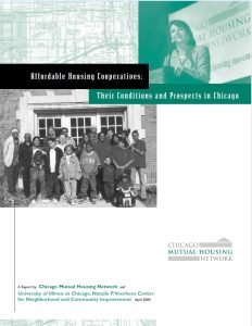 Cover Image Affordable Housing Cooperatives Chicago