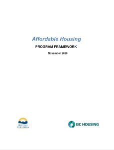 Cover Image Affordable Housing Program Framework