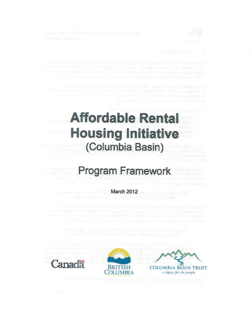 Cover Image Affordable Rental Housing Initiative