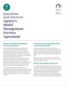 Cover Image Agency's Model Management Services Agreement
