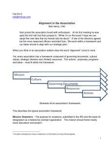Cover Image Alignment in the Association