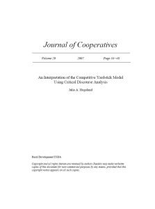 Cover Image An Interpretation of the Competitive Yardstick model using Critical Discourse Analysis