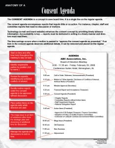 Cover Image Anatomy of Consent Agenda