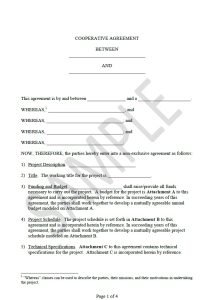 Cover image Bank and Cooperative-Agreement-