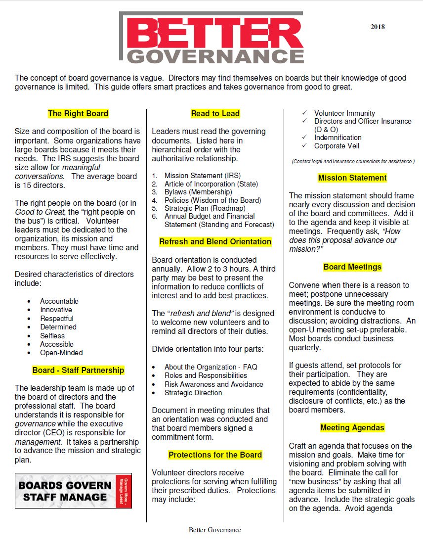 Cover Image Better Governance