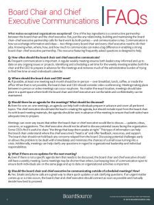 Cover Image Board Chair Chief Executive Conversations FAQ