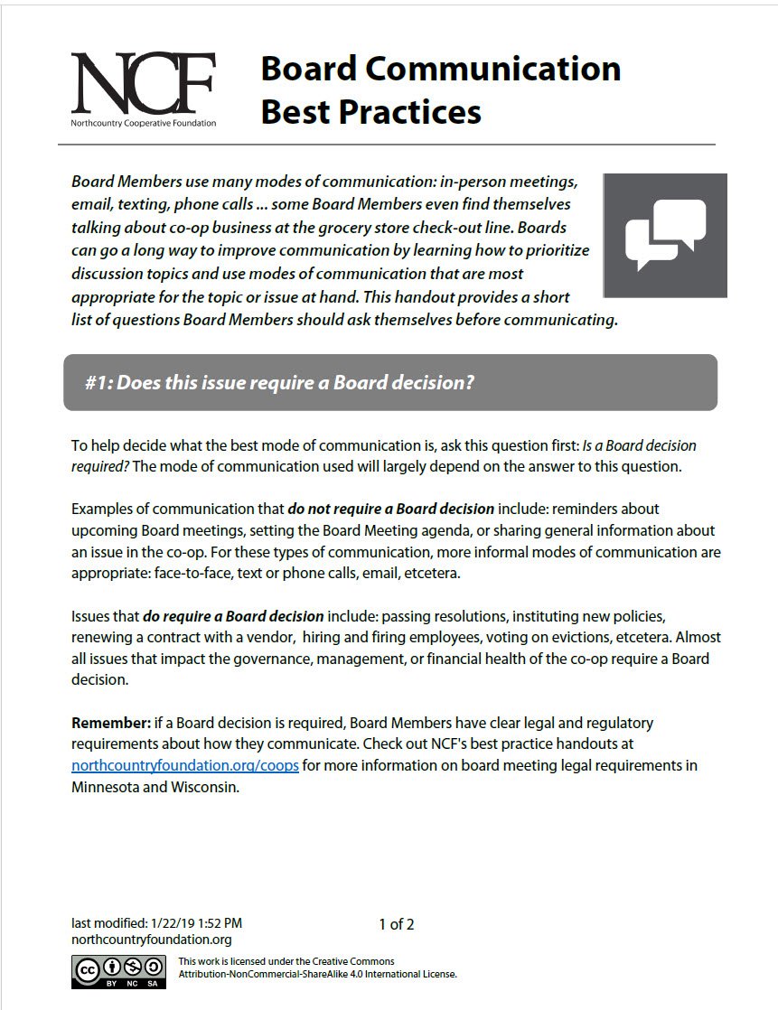 Cover Image Board Communication Best Practices