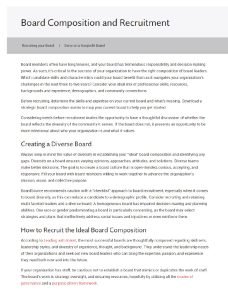 Cover Image Board Composition and Recruitment