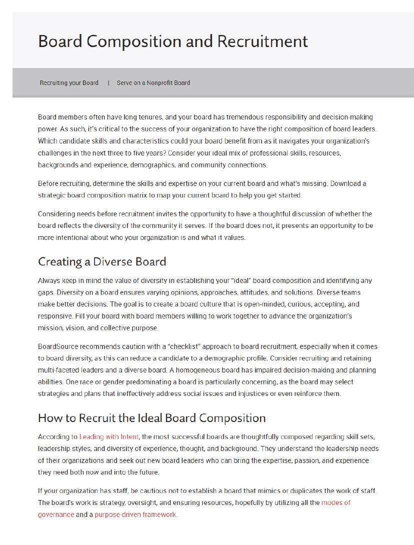 Cover Image Board Composition and Recruitment