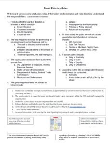 Cover Image Board Fiduciary Roles
