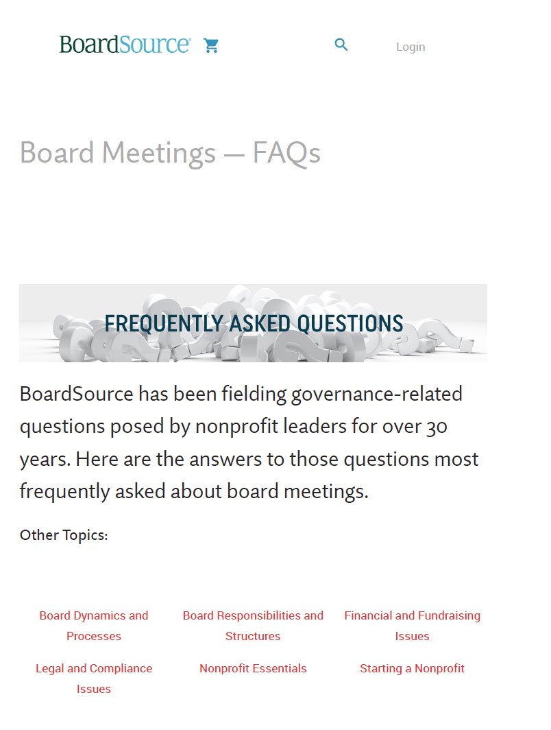 Cover Image Board Meetings — FAQs