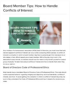 Cover Image Board Member Tips – How to handle Conflicts of Interest