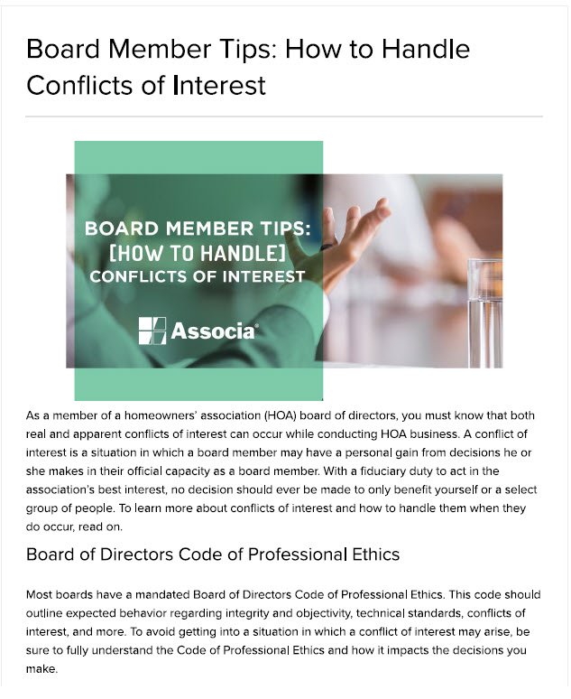 Cover Image Board Member Tips – How to handle Conflicts of Interest