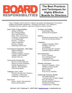 Cover Image Board Responsibilities Best Practices