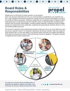 Cover Image Board Roles and Responsibilities