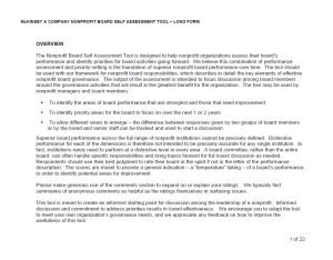 Cover Image Board Self-Assessment Tool – Long Form
