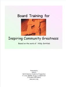 Cover Image Board Training for Inspiring Community Greatness