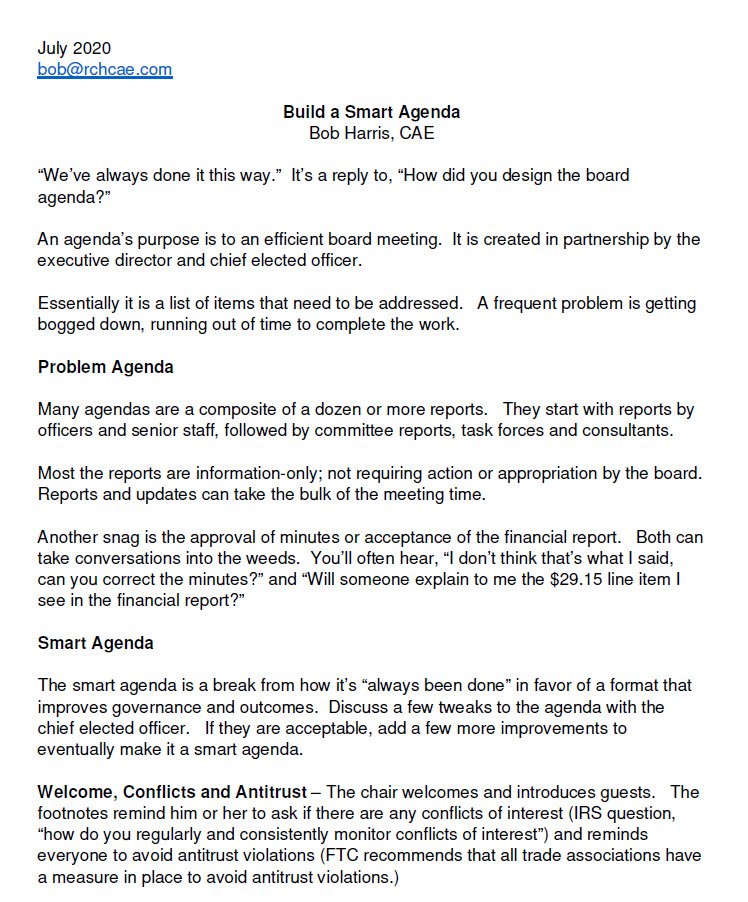 Cover Image Build a Smart Agenda