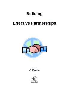 Cover Image Building-Effective-Partnerships-guide