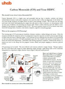 Cover Image Carbon monoxide and your HDFC