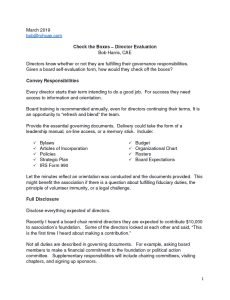 Cover Image Check the Boxes-Director Evaluation
