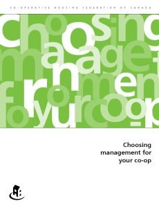 Cover Image Choosing Management for your Coop