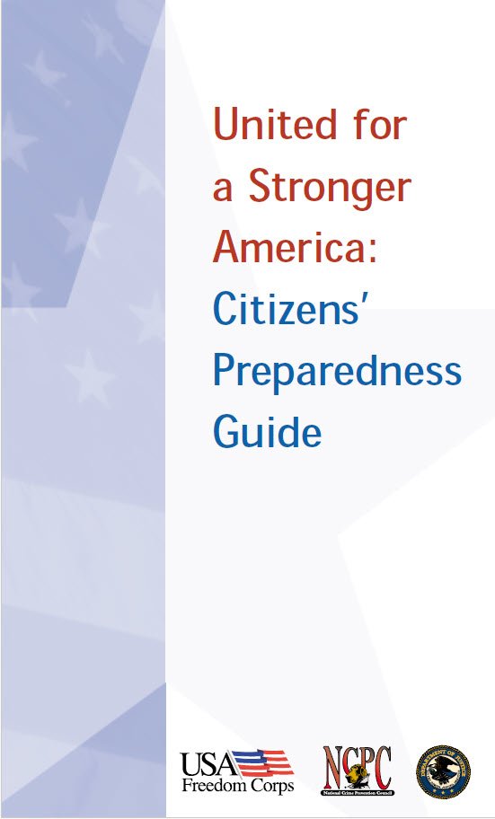 Cover Image Citizens Preparedness Guide
