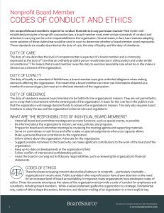Cover Image Code of Conduct & Ethics