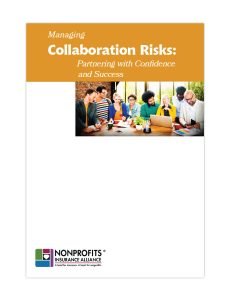 Cover Image Collaboration Risk Partnering with confidence and success