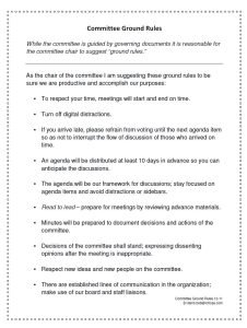 Cover Image Committee Ground Rules