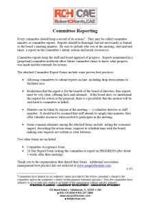 Cover Image Committee Reporting