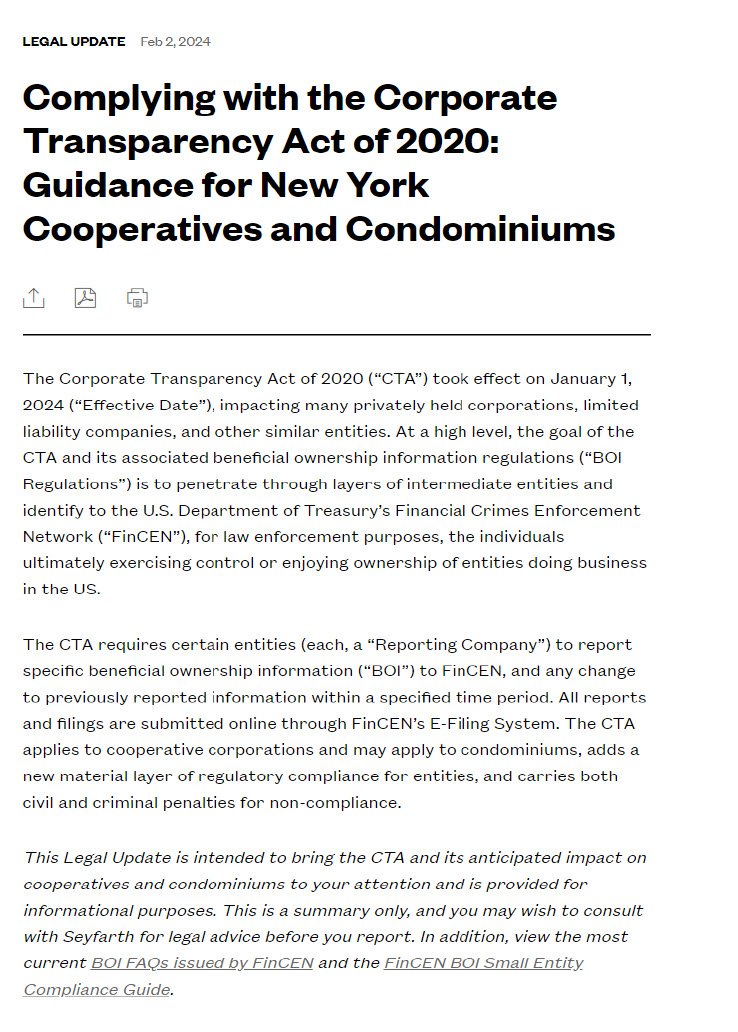 Complying with the Corporate Transparency Act of 2020