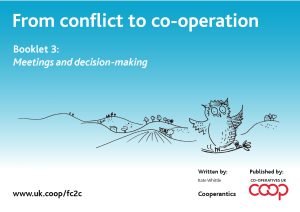 Cover Image Conflict Meeting and Decision Making