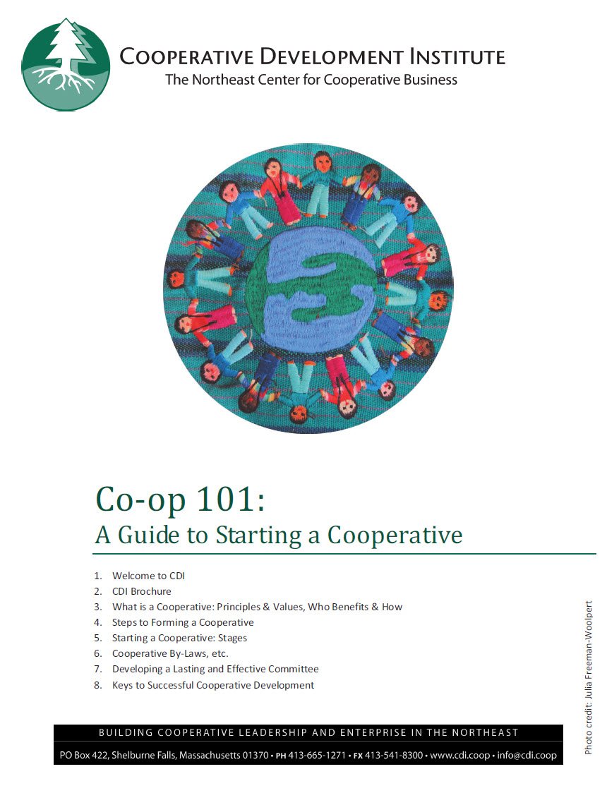 Cover Image Coop 101 A guide to starting a Cooperative