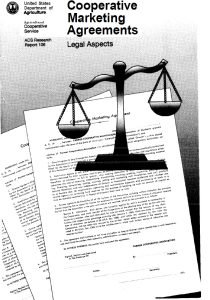 Cover Image Cooperative Marketing Agreements - Legal Aspects