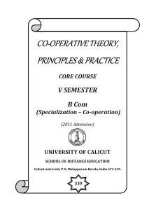 Cover Image Cooperative Theory Principles & Practice