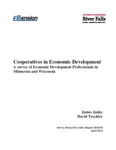 Cover Image Cooperatives in Economic Development