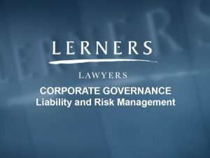 Cover Image Corporate Governance - Liability and Risk Management