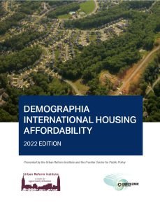 Cover Image Dermographia International Housing Affordability 2022 EDITION