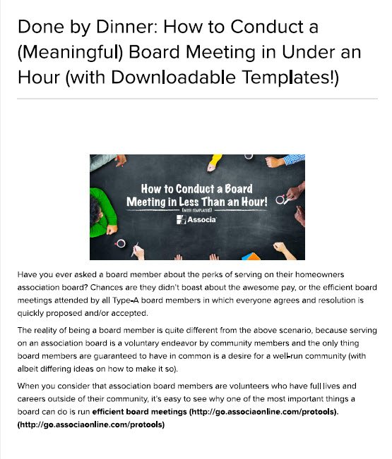 Cover Image Done by Dinner -How to Conduct a board meeting